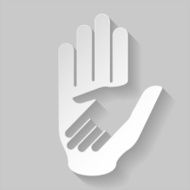 Paper helping hand N5