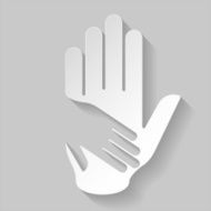 Paper helping hand N6