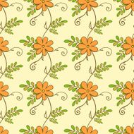 Floral seamless pattern Flowers background N4