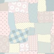 Seamless patchwork pattern