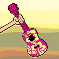 Pink Ukulele