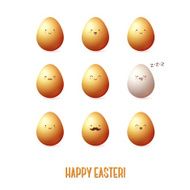 Vector colorful eggs