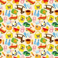 Seamless baby pattern N12