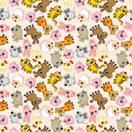 seamless animal pattern N12