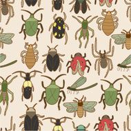 seamless bug pattern