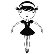 DollBlackAndWhite