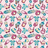 seamless baby toy pattern N6