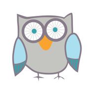 Cute owl Vector bird N2