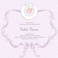 Babies twins Shower card