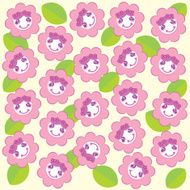 Cute flower pattern