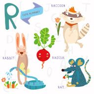 Very cute alphabet R letter