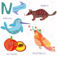 Very cute alphabet N letter