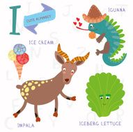 Very cute alphabet I letter
