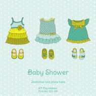 Baby Shower Card with Snail