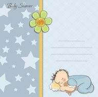 baby shower card w