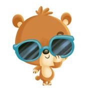 Bear With Sunglasses N2