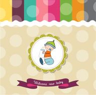 Baby shower card N160