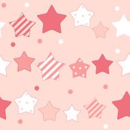 Cute Star Seamless Pattern Background Vector Illustration N2