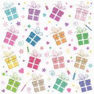 happy birthday presents backgorund