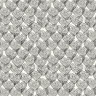 Black and white linear seamless texture with hearts