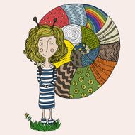 Snail girl