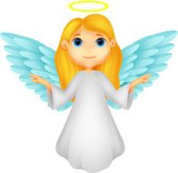 White angel cartoon N2