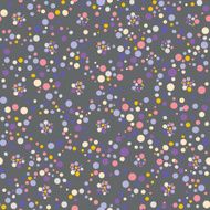 Seamless polka dot pattern vector background N3