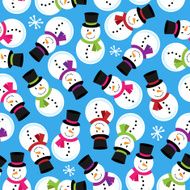 Christmas Themed Seamless Patterned Background