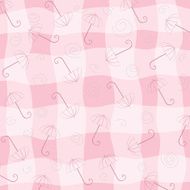 childish seamless pattern with umbrellas