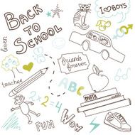 Back To School Doodles N6