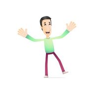 character in various poses N16
