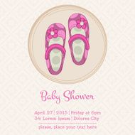 Baby Shower or Arrival Card with Place for your text