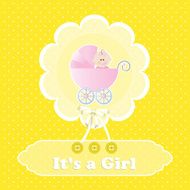 Baby shower card N162