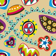 funky seamless pattern