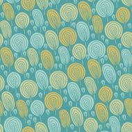 Delicate summer seamless leaf pattern