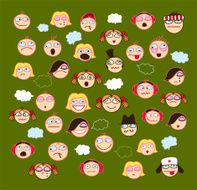 Icon series faces