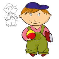 Boy with ball N11