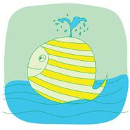 green small whale