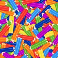 Pencil Pile Background Card Or Cover Vector Illustration