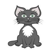 funny cartoon cat N10