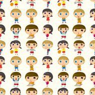 seamless child pattern N3