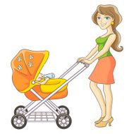 Mother and baby stroller N2