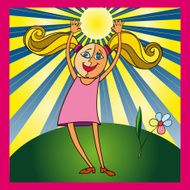girl and sun N2