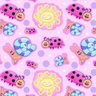Seamless cartoon background