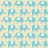 vector seamless pattern with elephants N3