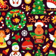 Christmas seamless pattern N15