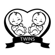 twin children