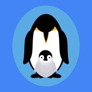 Flat penguin family