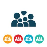 Family With Children Icon