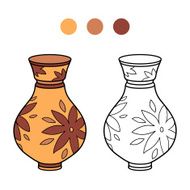 Coloring book (vase) N2